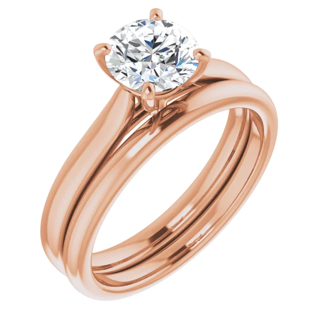 S244178 Rose Gold Engagement Ring